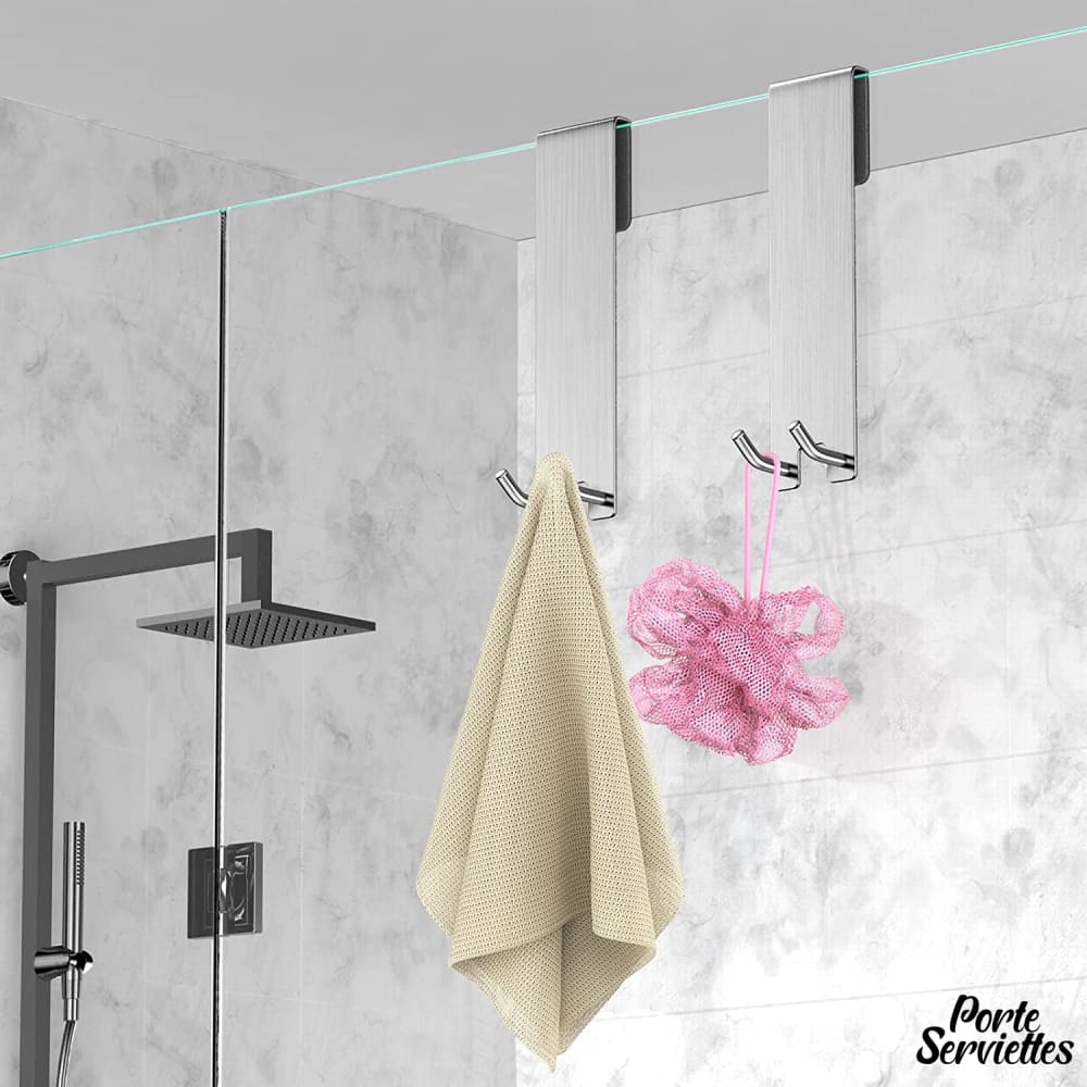 Vente-Unique - Paroi de douche avec porte pivotante noir mat style  industriel - 80 x 195 cm - URBANIK - Cabine de douche - Rue du Commerce