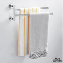 2 barres pivotantes porte serviette