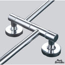 2 barres pivotantes porte serviette