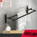 2 barres porte serviette salle de bains