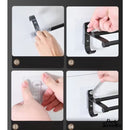 2 barres porte serviette salle de bains