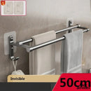 2 barres porte serviette salle de bains