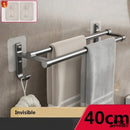 2 barres porte serviette salle de bains