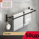 2 barres porte serviette salle de bains