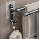 2 barres porte serviette salle de bains