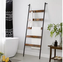 Echelle porte serviette noir