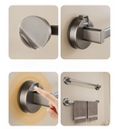 Barre porte serviette mural