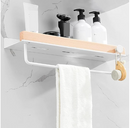 porte serviette en bois mural