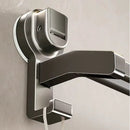 Porte serviette en métal gris