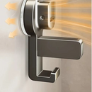 Porte serviette en métal gris