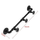 Grand porte serviettes mural industriel