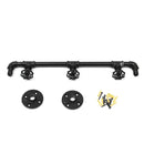 Grand porte serviettes mural industriel