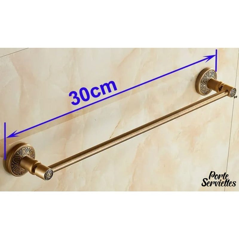 Ancien porte serviette en laiton