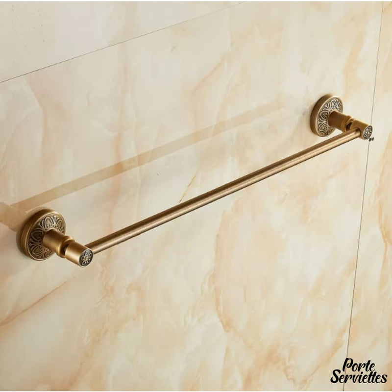 Ancien porte serviette en laiton