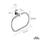Anneau porte serviette acier inoxydable