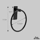 Anneau porte serviette acier inoxydable