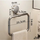 Anneau porte serviette brossé