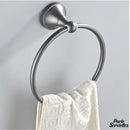 Anneau porte serviette brossé