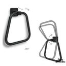 Anneau porte serviette noir à suspendre