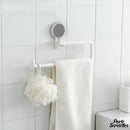 Anneau porte-serviettes blanc