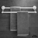 Barre double porte serviette