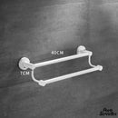 Barre double porte serviette