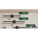 Barre noire porte serviette 30 cm