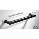 Barre noire porte serviette