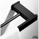 Barre noire porte serviette