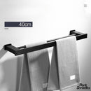 Barre noire porte serviette