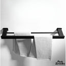 Barre noire porte serviette