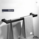 Barre noire porte serviette