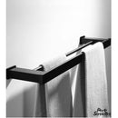 Barre noire porte serviette