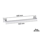 Barre porte serviette blanche