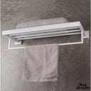 Barre porte serviette blanche