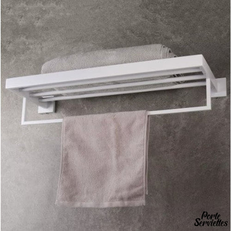 Barre porte serviette blanche