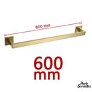 Barre porte serviette inox brossé