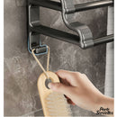 Barre porte serviette noir mat