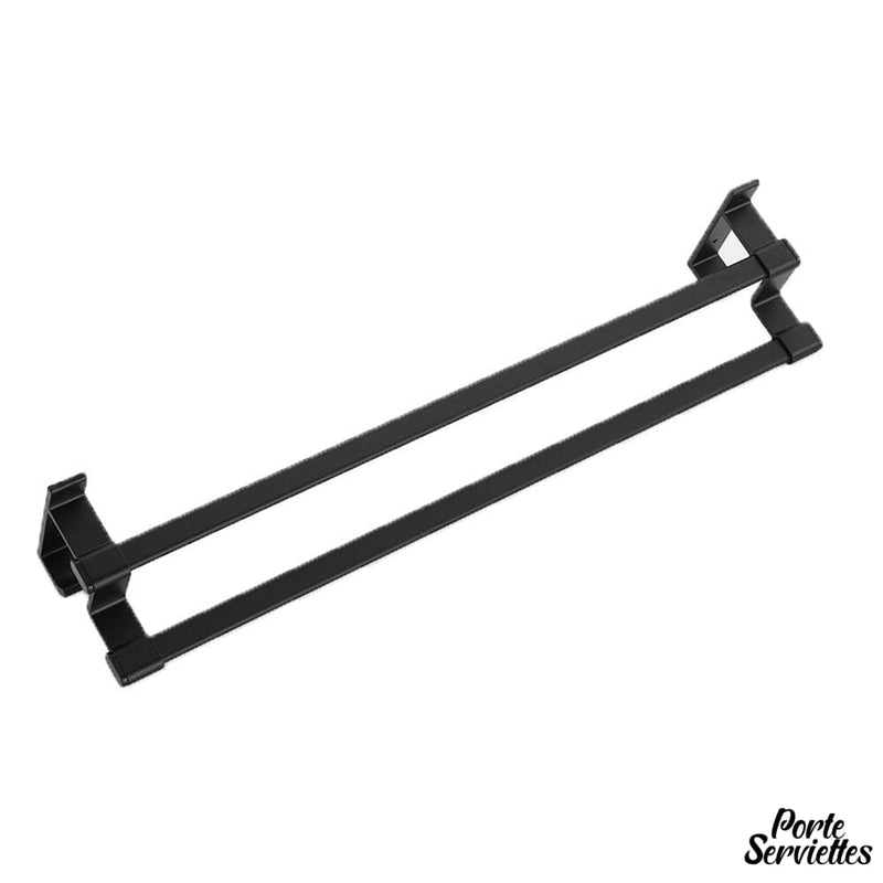 Barre porte serviette noir mat