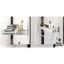 Barre porte serviette paroi de douche