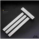Barre support porte-serviette rotatif mural