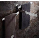 Barre support porte-serviette rotatif mural