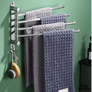 Bras porte serviette chrome