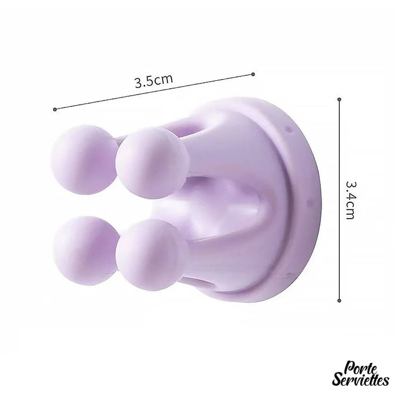 Clips portes serviettes silicone