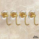 Crochet doré porte serviette