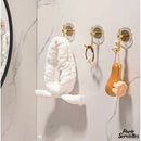 Crochet doré porte serviette