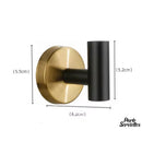 Crochet porte serviette acier inoxydable