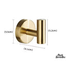 Crochet porte serviette acier inoxydable