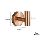 Crochet porte serviette acier inoxydable