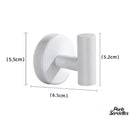 Crochet porte serviette acier inoxydable